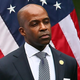 Alphonso David attends the design unveiling of 9/11 memorial to honor 9/11 rescue workers on May 30, 2018 in New York City.